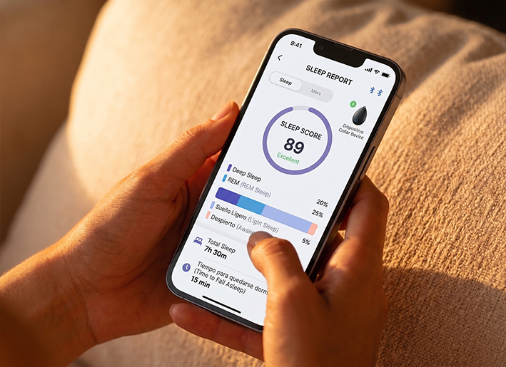 Morning readiness score on a wearable app